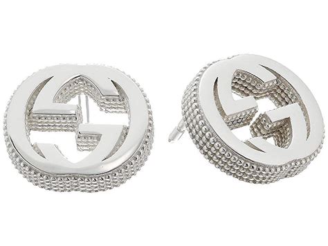 orecchini gucci interlocking|Gucci Earrings and ear cuffs for Women .